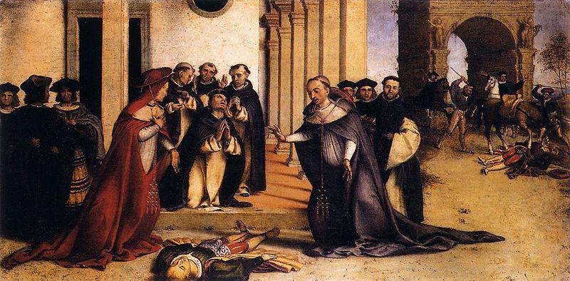 Lorenzo Lotto St Dominic Raises Napoleone Orsini china oil painting image